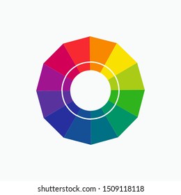 Hue of Color Icon - Vector, Sign and Symbol for Design, Presentation, Website or Apps Elements. 