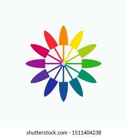 
Hue of Color Icon - Vector, Sign and Symbol for Design, Presentation, Website or Apps Elements. 