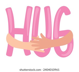 ejemplo de afecto de día de abrazo aislado