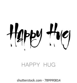 HUG DAY. Vector illustration. 
