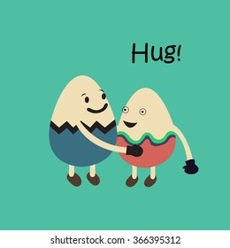 hug eggs
