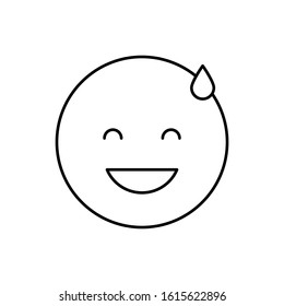 Hug, emotions icon. Simple line, outline vector expression of mood icons for ui and ux, website or mobile application