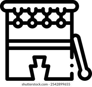 hug icon. Thin Linear Style Design Isolated On White Background