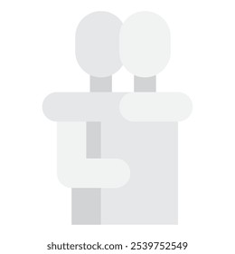 Hug icon for web, app, infographic, etc