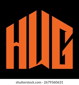 HUG letter design. HUG letter technology logo design. HUG Monogram logo design for an entrepreneur and business.
