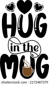 Hug in the mug design