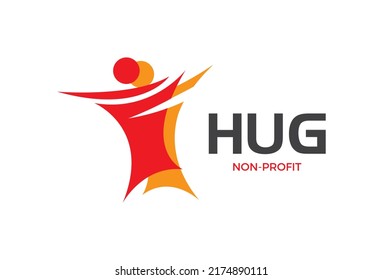 Hug Non Profit - Logo Design Idea