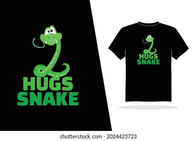 hug snack, snack design, green snack, cool snack illustration,  t-shirt, logo, poster, adobe illustration design 