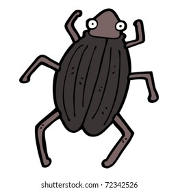 gran dibujo animado de escarabajo