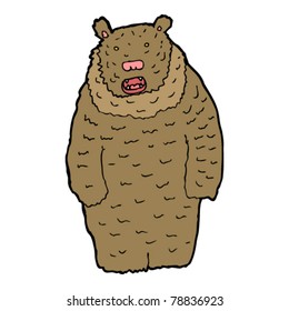 oso de caricatura gigantesco