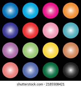 Huge collection of gradient swatches. 