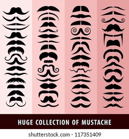 Huge collection of mustache.