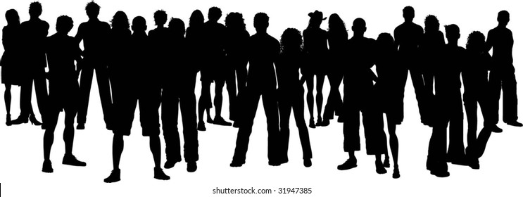 492 Huge crowd of people Stock Vectors, Images & Vector Art | Shutterstock