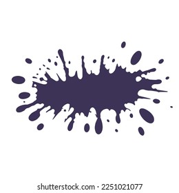 enorme mancha horizontal - plantilla de diseño