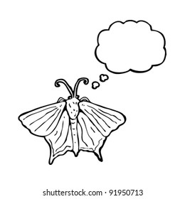 huge moth cartoon