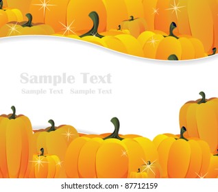A huge pile of ripe orange pumpkins