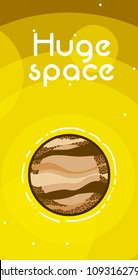 Huge space card