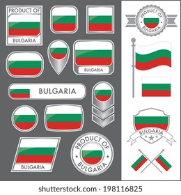 A huge vector collection of Bulgarian flags in multiple different styles. In total there are 17 unique treatments that will be useful for a variety of applications.