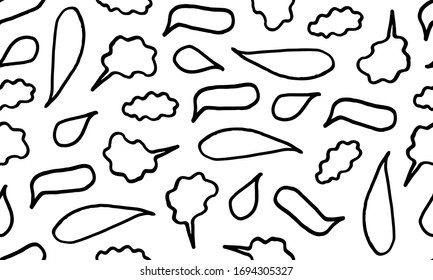 Enorme conjunto vectorial de elementos empresariales, sociales y tecnológicos, doodles e iconos