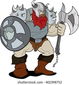 Huge viking cartoon