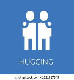  Hugging icon. Editable  Hugging icon for web or mobile.