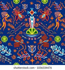 Huichol Pattern Mexican Oaxaca