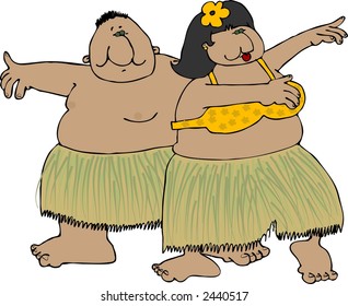 Hula dancers