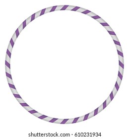 The hula Hoop silver with purple  