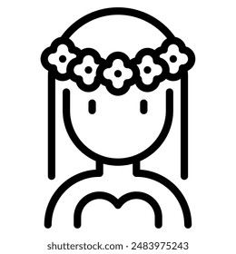 Hula icon for web, app, infographic, etc