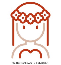 Hula icon for web, app, infographic, etc