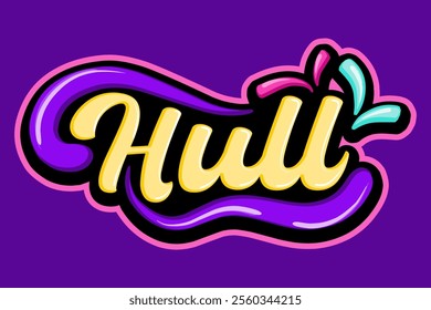 hull graffiti lettering typography art illustration