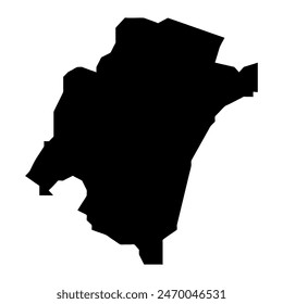 Humacao map, administrative division of Puerto Rico. Vector illustration.
