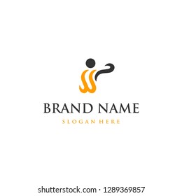 Human Abstract Creative Modern Business Logo