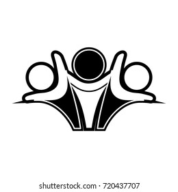 human abstract figure design 