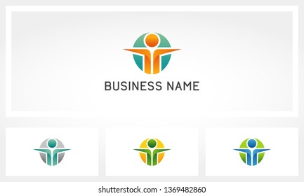Human Abstract Logo