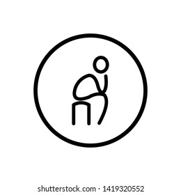 Human Action Poses Icon Illustration design
