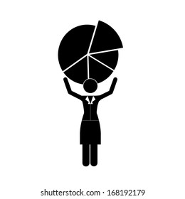 human activities over white background vector illustration