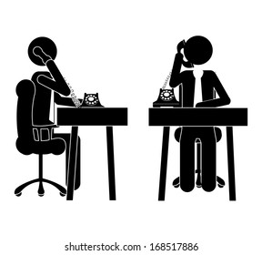 human activities over white background vector illustration
