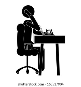 human activities over white background vector illustration