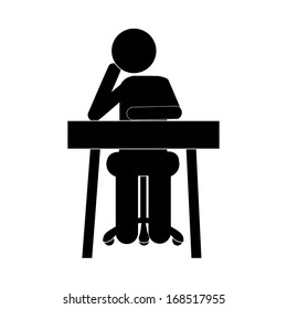 human activities over white background vector illustration