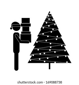 human activities over white background vector illustration