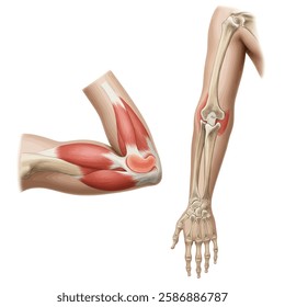 Human anatomy and arthritis model