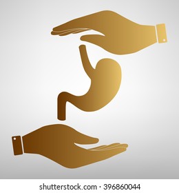 Human anatomy Golden Effect.