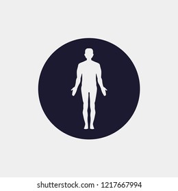 human anatomy icon. Vector illustration. human body icon