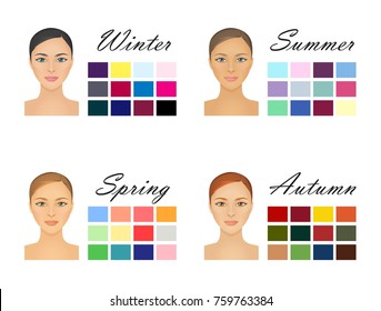 Human Appearence Information Chart Showing Various Stock Vector ...