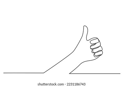 clave de brazo humano lindo aceptar el dibujo de una línea