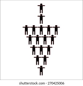 Human Arrow icon,vector