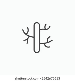 Human artery icon set in black color