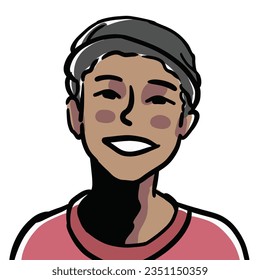 Human avatar vector art asset 