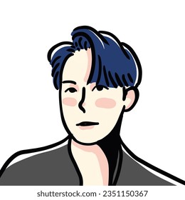 Human avatar vector art asset 